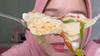 MUKBANG PANGSIT MERCON LANGSUNG 3 MENU DI MAKAN. #mukbang