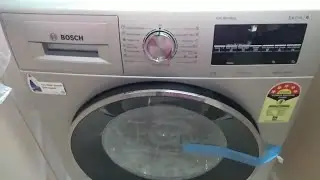 Bosch 8kg Front load Washing Machine Unboxing and Demo