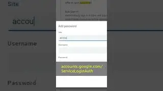 How to Save Google Password in Chrome