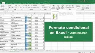 10 - Glezbim - Curso de Excel Avanzado - Formato condicional - Administrar reglas