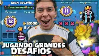 JUGANDO GRANDES DESAFÍOS CON DARK LIGHT  Y TORNEO DE 2,000 GEMAS!! | CLASH ROYALE