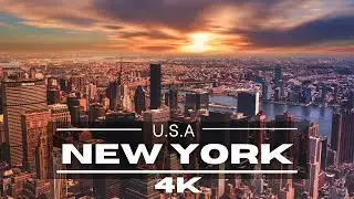 New York (NYC) 4K by Drone | Midtown 2022