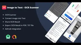 How to make Image to Text Converter App in Android Studio with AdMob Ads