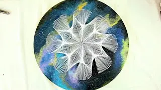 String Art Geometric Flower | Easy DIY | Video 2 of 2