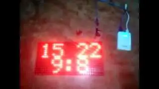 P10 Led panel board  with real time clock using Arduino And DS1307
