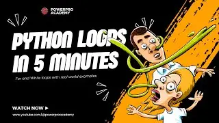 Master Python Loops in 10 Minutes! (For & While Loops Explained) | Python for Beginners 