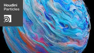 Houdini Particles R&D | Curl Noise Particles / POP Curve Force  [Advanced POP Forces]