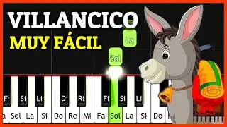 CANCION NAVIDEÑA MUY FÁCIL en PIANO TUTORIAL / Notas para Piano