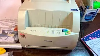 Samsung ML-1250 Ремонт старого принтера, чистка роликов
