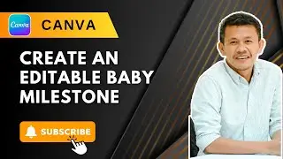 Create a DIY Baby Milestone Using Canva for FREE [QUICK & EASY]