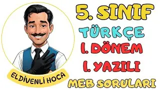 (2026) 5th Grade Turkish 1st Term 1st Written MEB Sample Questions - Eldivenli Hoca