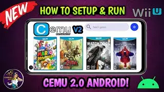 CEMU ANDROID V2 - SETUP/BEST SETTINGS & GAMEPLAY! // NEW BEST NINTENDO WII U EMULATOR UPDATE!