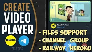 How To Create Video Player Bot For Telegram Voice Chat | Files & Links Support | Full Tutorial