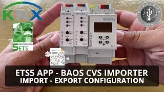 ETS App - BAOS Csv Importer - Export Configuration from one BAOS and import it in another BAOS