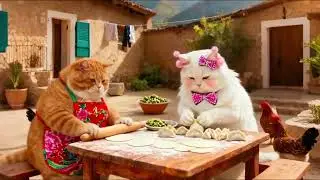 胖橘猫厨房日记：三鲜虾仁水饺，这只虾太生猛了！胖橘猫的厨房温馨美味的小故事～