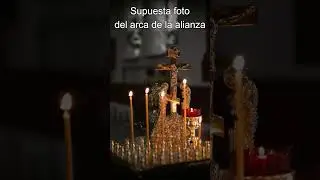 Supuesta foto del arca de la alianza