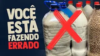 PARE DE SECAR O ARROZ ANTES DE ARMAZENAR!