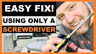 Porter Cable Scroll Saw, Bad Switch Replaced Easy Scroll Saw Fix, Scroll Saw Not Working