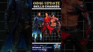 Ob46 Update Character Skills Changes 😍 #shorts #freefire #gaming #viral