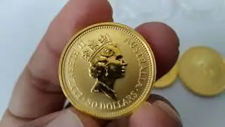 The Australian Nugget / Kangaroo 1/4 , 1/2 , 1 , 2 Oz Gold 1992|| 1993 || 1994 Gold 999.9