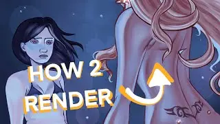 HOW I RENDER ON PROCREATE!