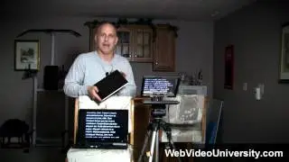 How To Build An iPad Teleprompter For Under $5