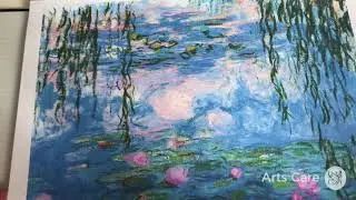 Monet inspired acrylic painting - Clare McComish - Part 1