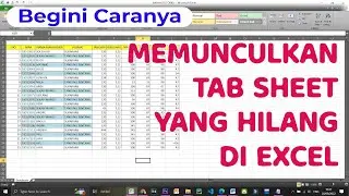 How to Show Missing Sheets in Microsoft Excel 2010