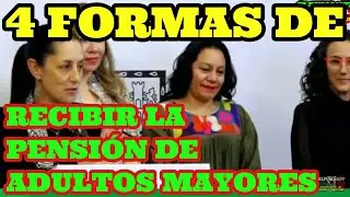 Formas de recibir la pensión de adultos mayores entérate @elpumapolitico