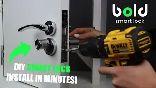 BOLD SMART LOCK real-time install | SIMPLE & HASSLE FREE Bluetooth Smart Door Lock