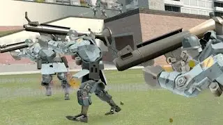TF2 Engineers vs MvM Giant Soldiers in Garry’s Mod