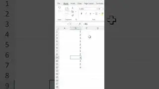 Repeating Numbers in Excel 