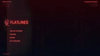 Flatlined video effect - Cyberpunk 2077