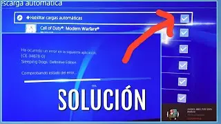 POSSIBLE SOLUTION TO ERROR (CE - 34878 -0) PS4 That interrupts and closes the game June 2020 Version