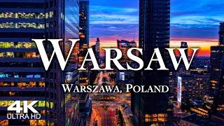 WARSAW 2026 Warszawa 🇵🇱 Drone Aerial 4K | Poland Polska Polen