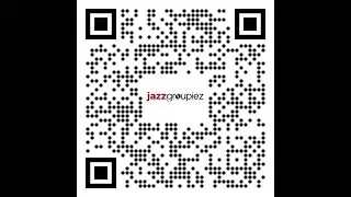 Welcome to the Official jazzgroupiez YouTube - scan the QR code to listen on Apple Music