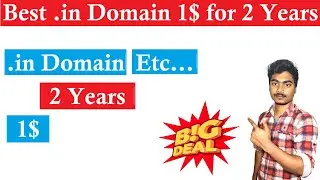 Best .in Domain 1$ Buy 2 Years Plan Offer - Don't Miss Out! | Blogging Online