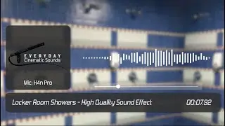 Locker Room Showers | HQ Sound Effect