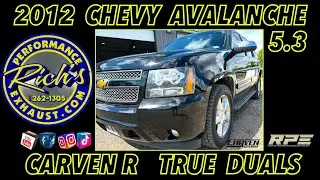 2012 Chevy Avalanche 5.3 Carven R True Dual Exhaust By Rich's