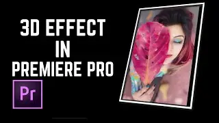 3D Effect in premiere pro. Basic 3D.