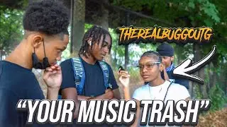 TELLING FEMALE DRILL RAPPER BUGGOUTDAG HER MUSIC TRASH* I ALMOST GOT JUMPED*