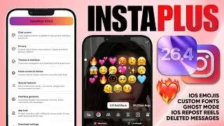 iOS Instagram On Android | iOS Emojis & Fonts InstaPlus Tutorial | InstaPlus V25 Big Update 🔥