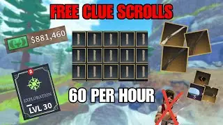 BEST way to get CLUE SCROLLS FOR FREE in the Wild West!