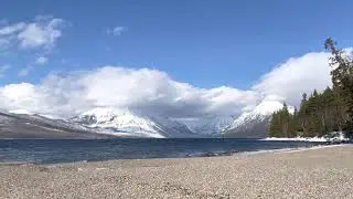 Windy Day at Lake McDonald