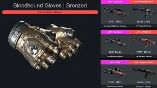 BLOODHOUND GLOVES - BRONZED | COMBOS SKINS