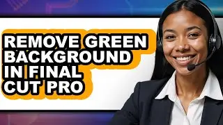 How to Remove Green Background in Final Cut Pro (easy Method)