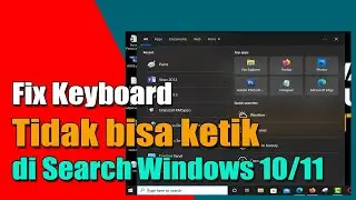 🔴Cara Mengatasi Keyboard Tidak Bisa Mengetik Di Search Windows 10💥 #windows10 #keyboard