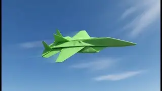 How To Make a Paper Airplane Best Paper Plane Origami Jet