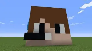 как построить голову *Никиты Розгона*?//MINECRAFT
