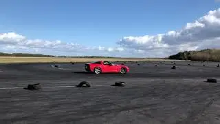 Powersliding a 2008 Corvette LS3 for the first time back in 2020